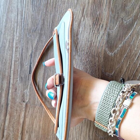 Y2k Coach Blue And Brown Mini Purse - Picture 4 of 8